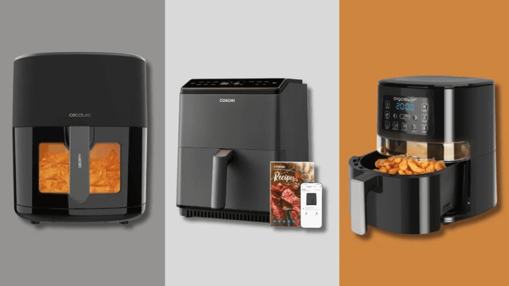 air fryer compacto para piso pequeño