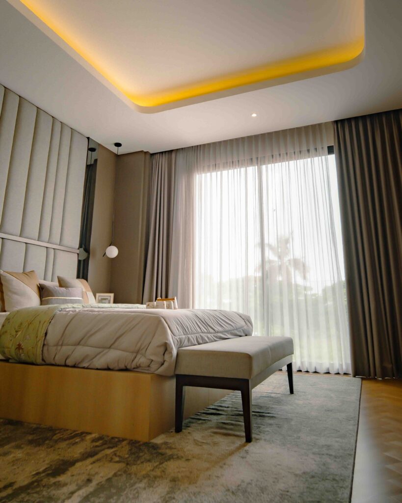 dormitorio con aire limpio y humedad correcta para dormir bien