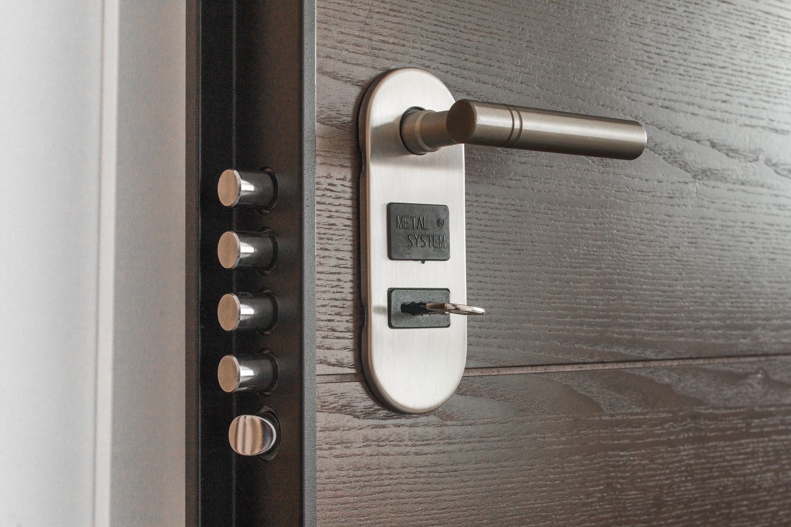 kit de alarma para casa con cerradura de seguridad con llave