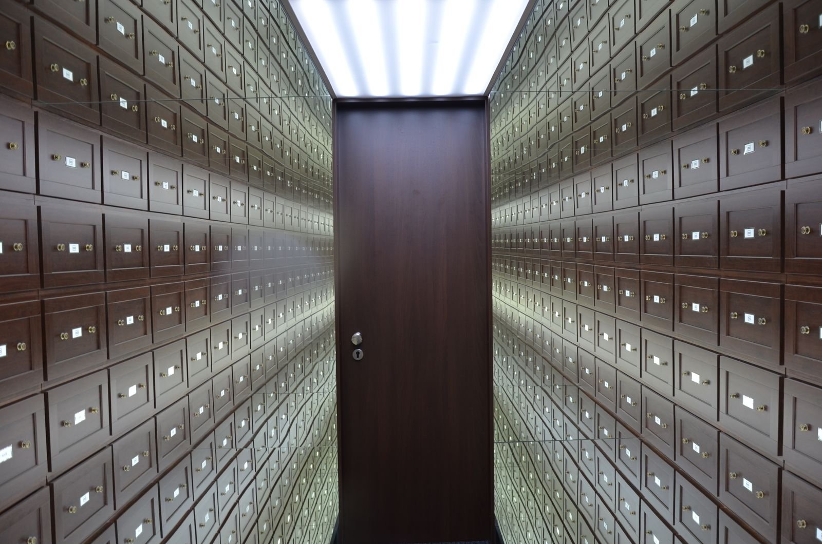 Puerta de una cámara acorazada de banco